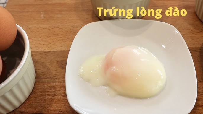 Trứng lòng đào sous vide