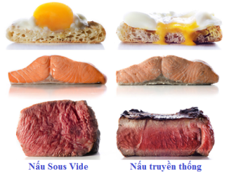 So sánh nấu sous vide và nấu truyền thống